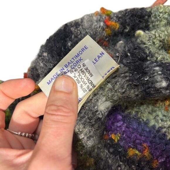 Vintage Bebhinn Marten Silk Mohair Wool Cardigan - L - Picture 4 of 9